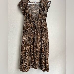 Old Navy Cheetah Print Dress -Size XL